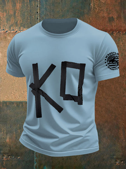 Camisetas de Hombre Wrestling ko