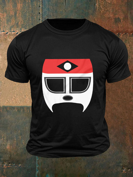 Camisetas de Hombre Wrestling Mask
