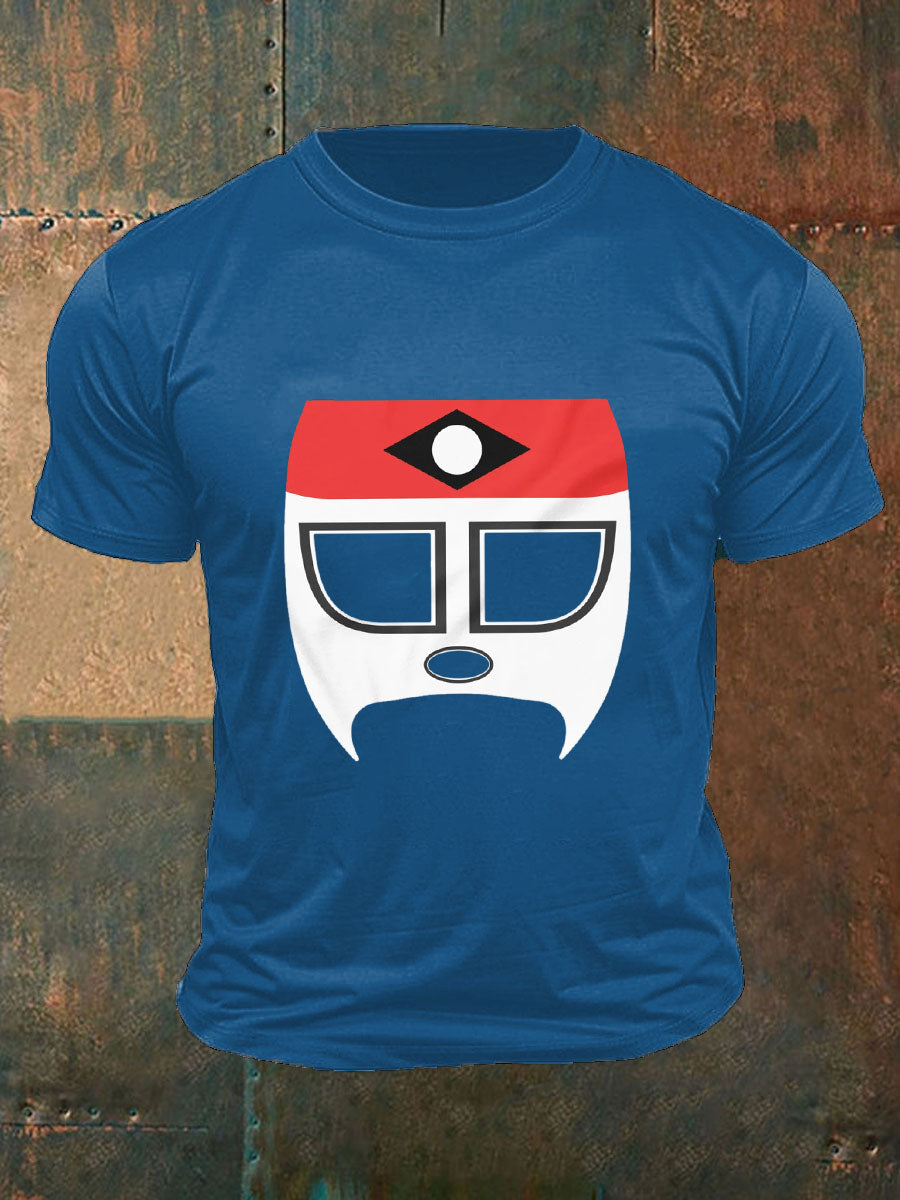 Camisetas de Hombre Wrestling Mask