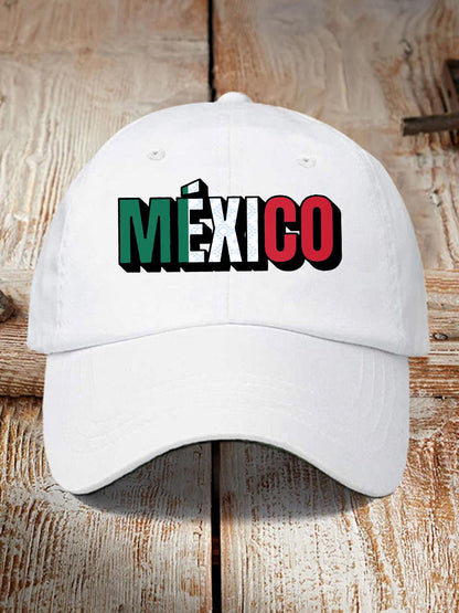 Sombrero estampado México unisex