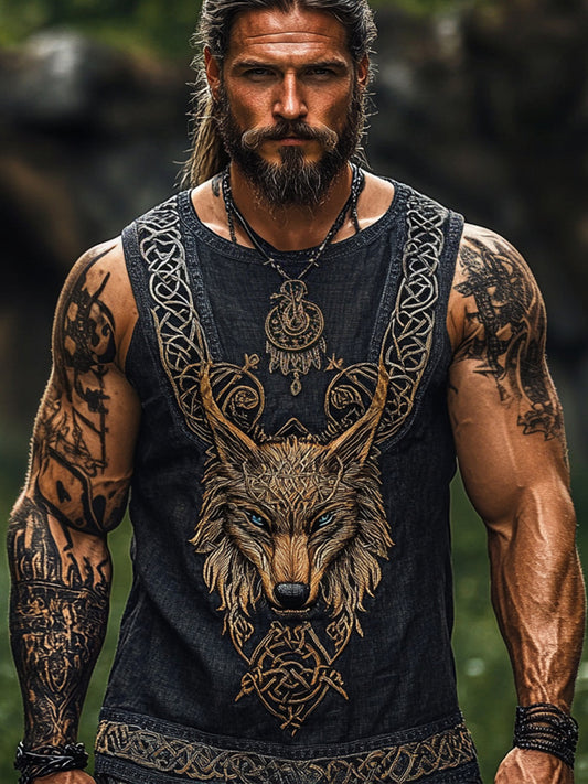 Chaleco Viking de los hombres