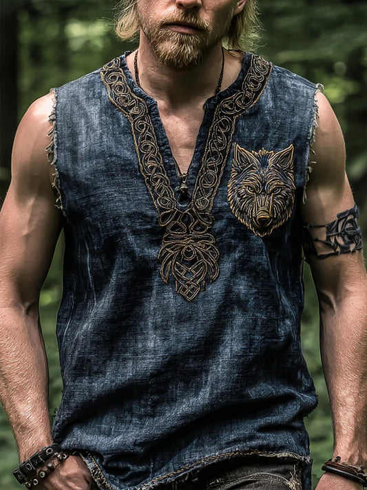 Chaleco Viking de los hombres