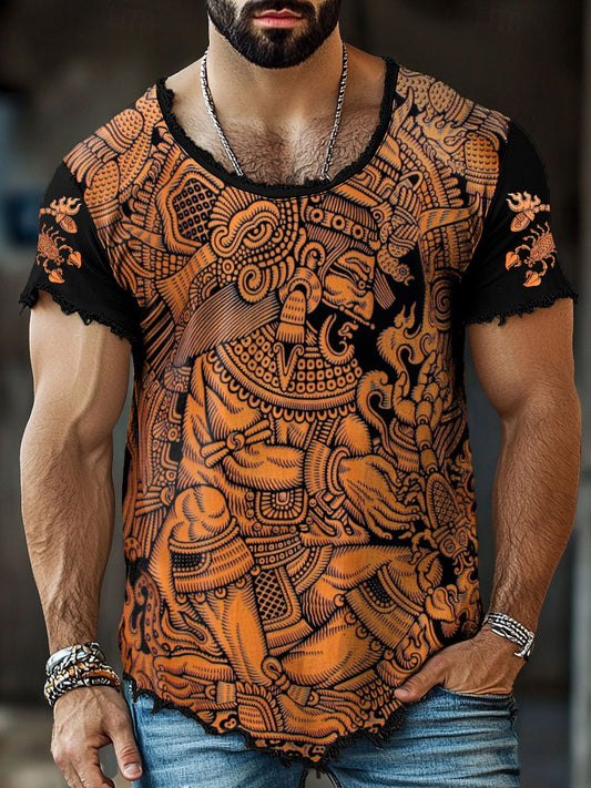 Men's Xihutecuhtli Camisetas con flecos