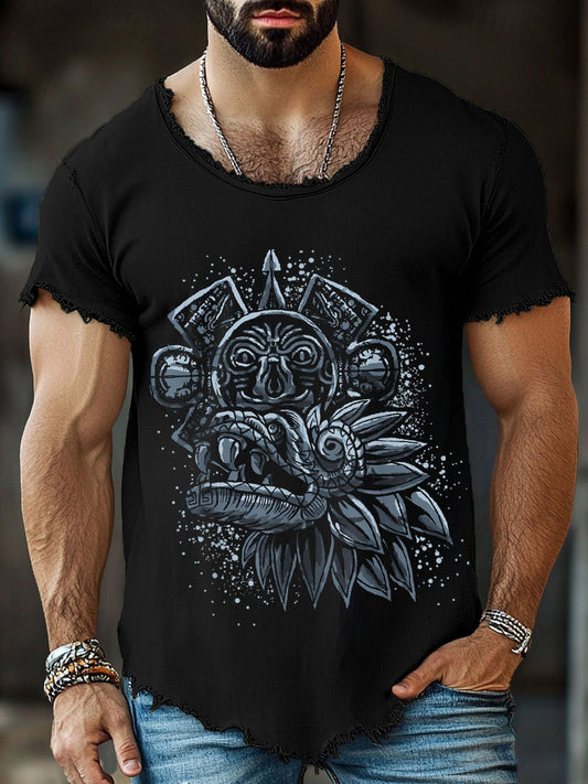 Camisetas Aztec Quetzalcoatl de hombre