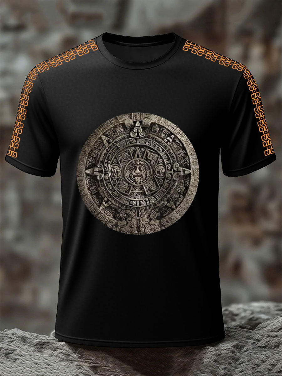 Camisetas de Hombre Aztec Sunstone