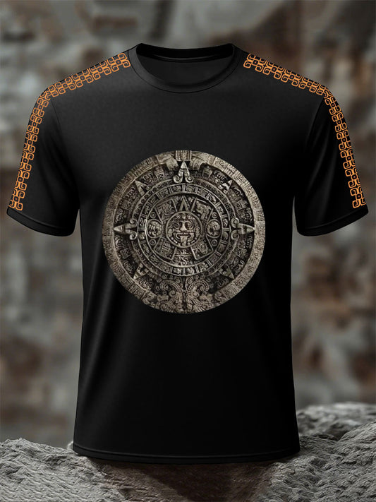 Camisetas de Hombre Aztec Sunstone