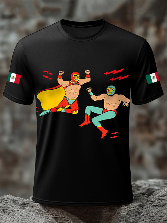 Men's Camisetas de Lucha Libre Mexicana