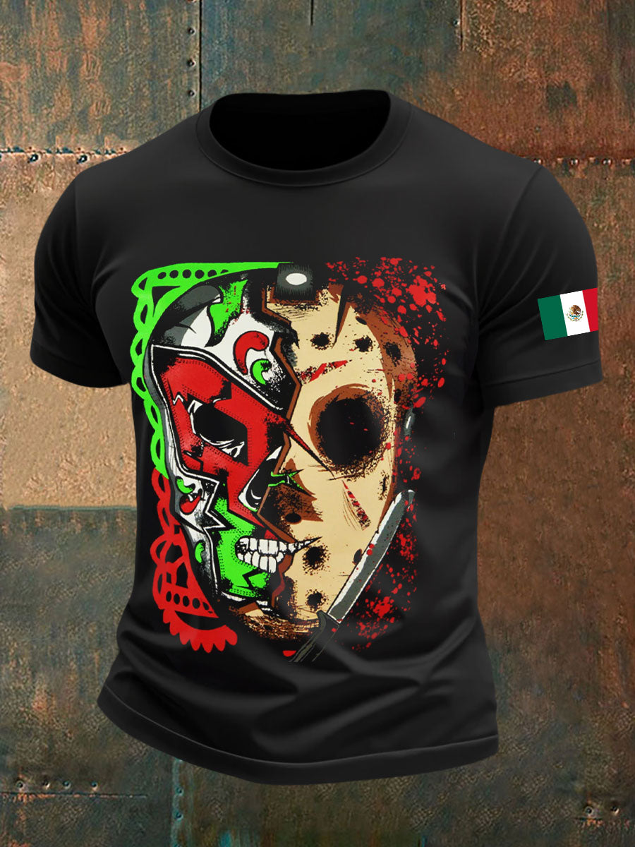 Men's Camisetas de Máscara de Lucha