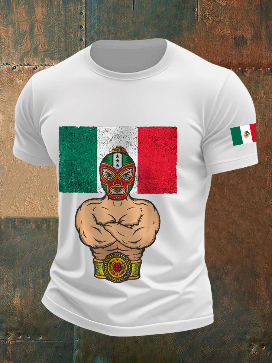 Camisetas de Hombre Mexican Freestyle Wrestling Mask
