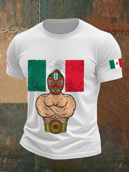 Camisetas de Hombre Mexican Freestyle Wrestling Mask