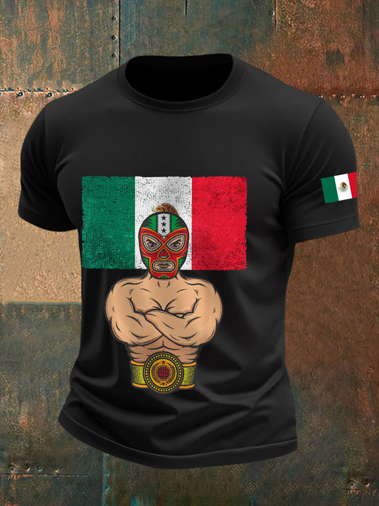 Camisetas de Hombre Mexican Freestyle Wrestling Mask