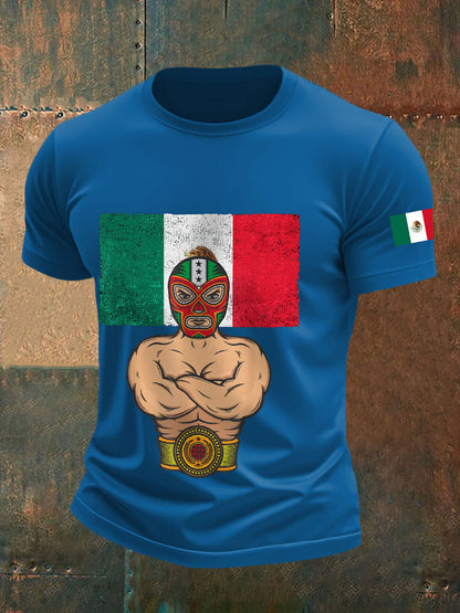 Camisetas de Hombre Mexican Freestyle Wrestling Mask