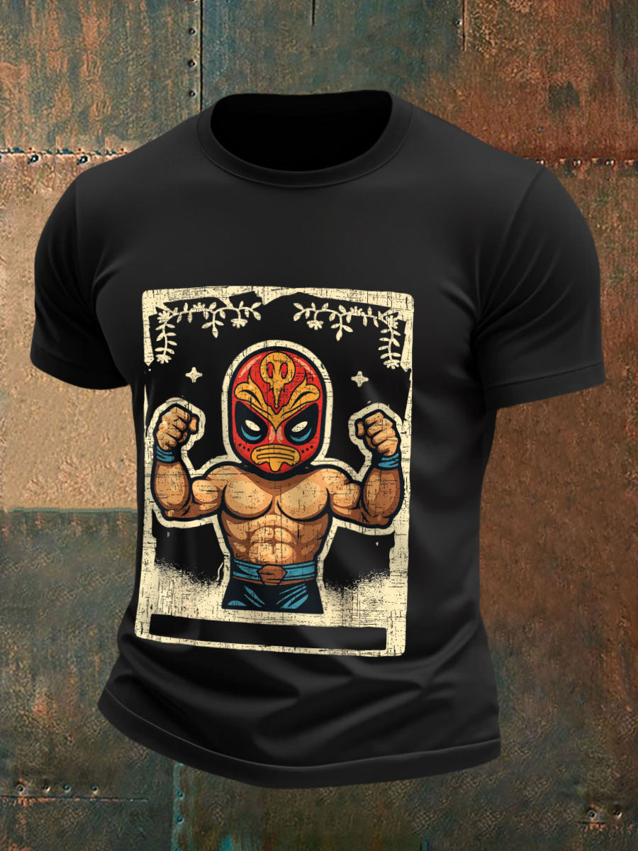 Camisetas de Hombre Mexican Freestyle Wrestling Mask