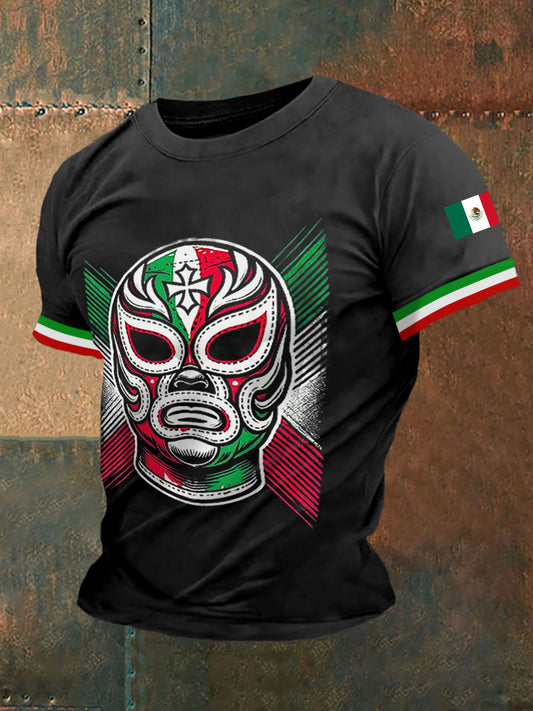 Camisetas de Hombre Mexican Freestyle Wrestling Mask