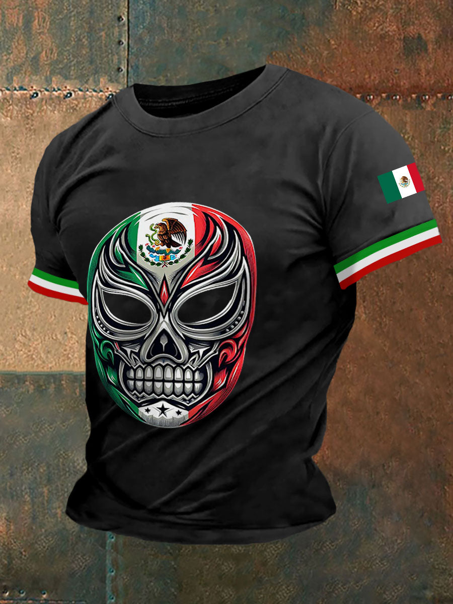 Camisetas de Hombre Mexican Freestyle Wrestling Mask