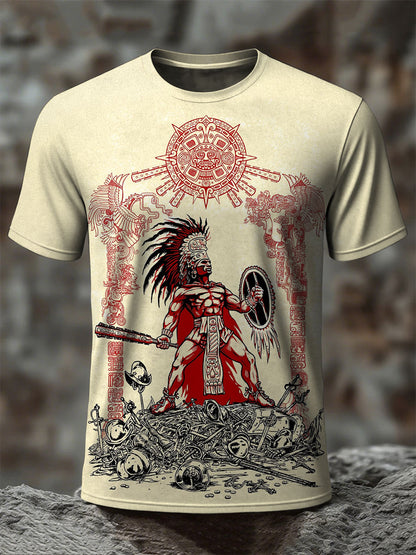 Camisetas de Hombre Aztec Warrior