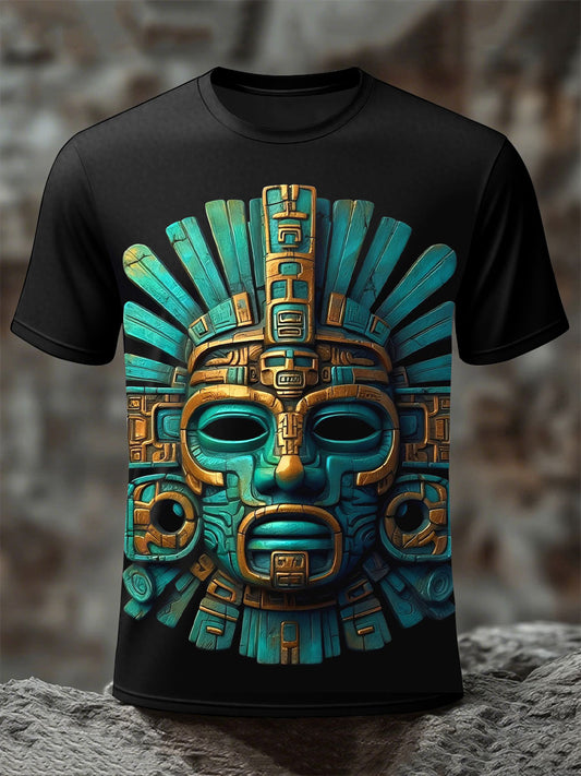 Camisetas de Hombre Aztec Warrior