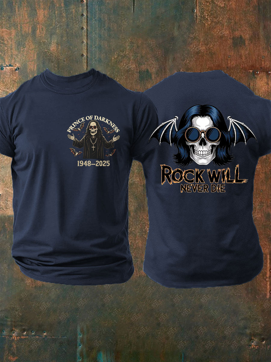 Prince Of Darkness Forever Rip Legend Memorial Camiseta de manga corta para hombre