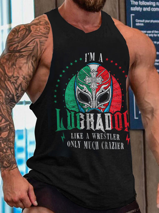 Hombres Freestyle Wrestling Mask Chalecos