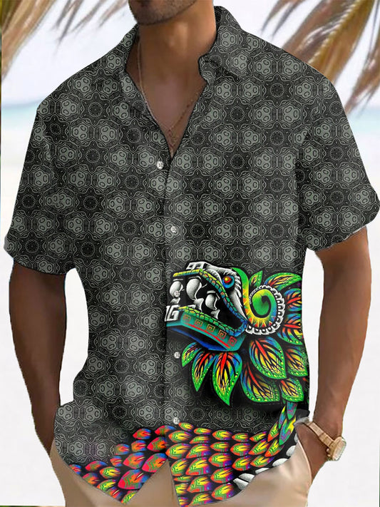 Camisa de hombre Quetzalcóatl