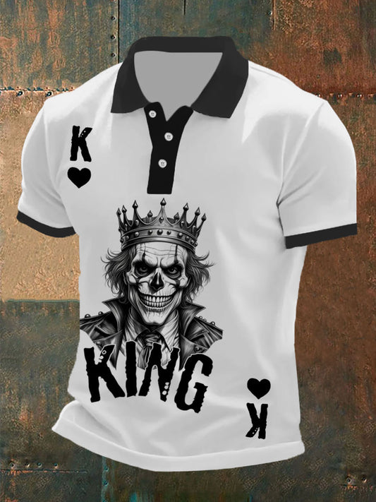 Camiseta del póker de los hombres