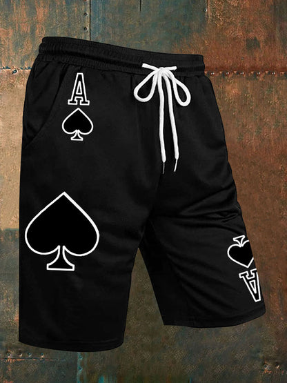 Shorts Ace of Spades Poker para hombre