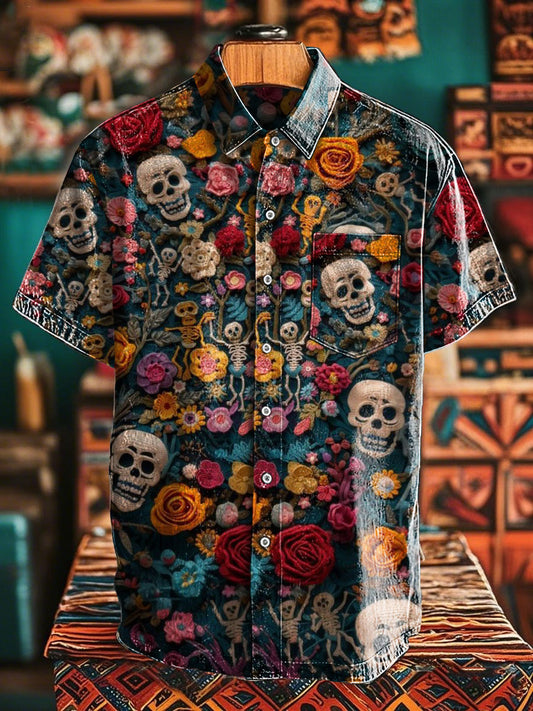 Camisa de algodón de los hombres