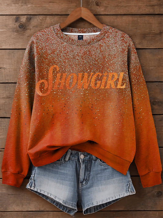 Sudadera Showgirl Design Music Fan para mujer