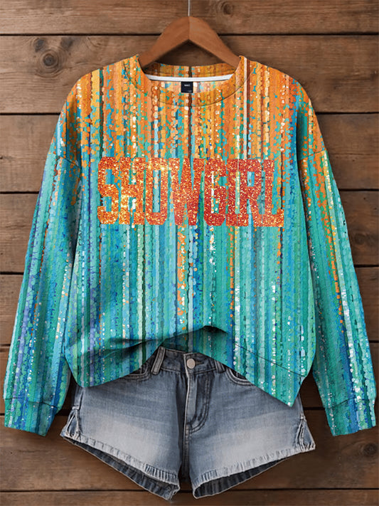 Sudadera Showgirl Design Music Fan para mujer