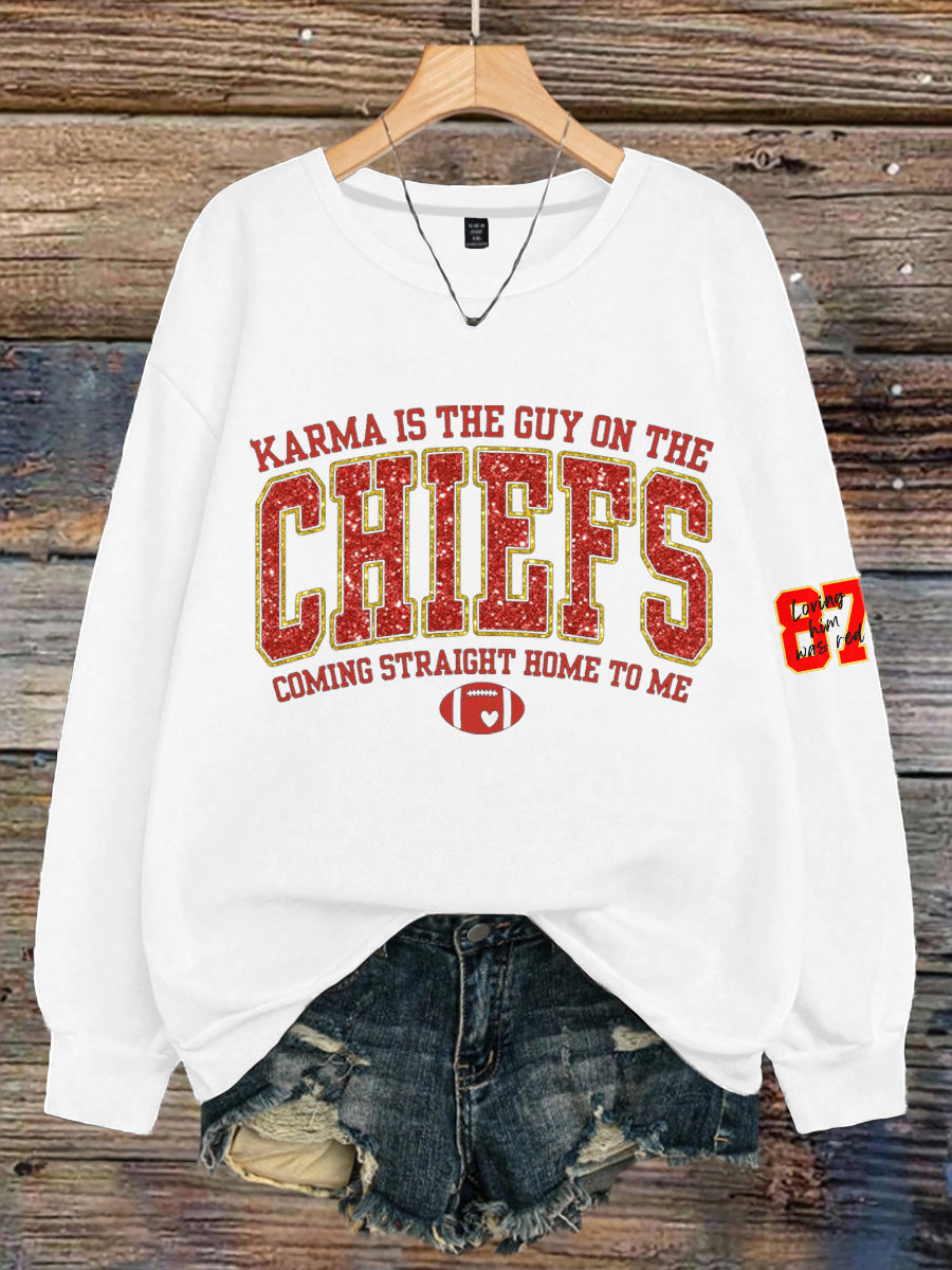 Chiefs 8789 Diva Engaged Era para mujer Sudadera con estampado