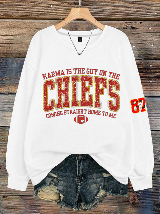 Chiefs 8789 Diva Engaged Era para mujer Sudadera con estampado