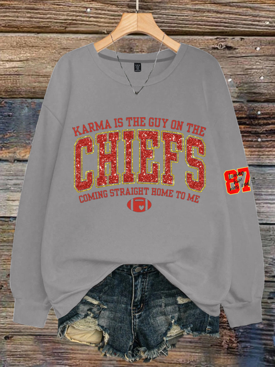 Chiefs 8789 Diva Engaged Era para mujer Sudadera con estampado