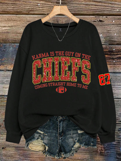 Chiefs 8789 Diva Engaged Era para mujer Sudadera con estampado