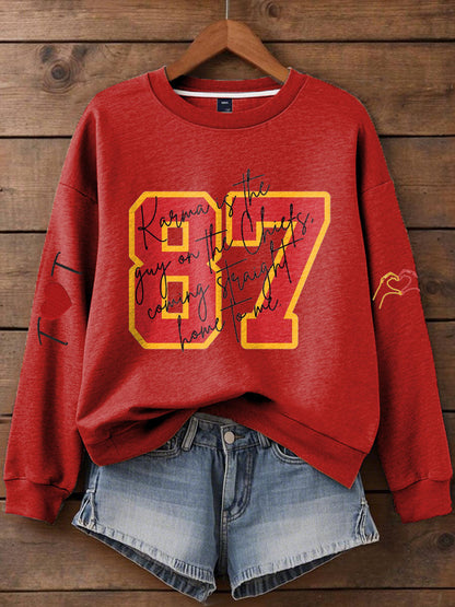 Chiefs 8789 Diva Engaged Era para mujer Sudadera con estampado