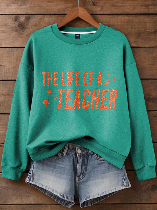 La vida de las mujeres de un profesor Impreso Sudadera