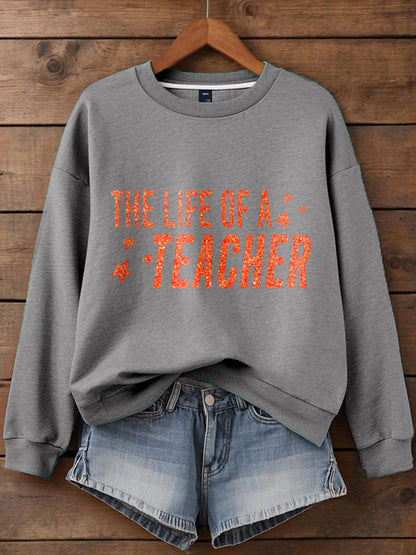 La vida de las mujeres de un profesor Impreso Sudadera