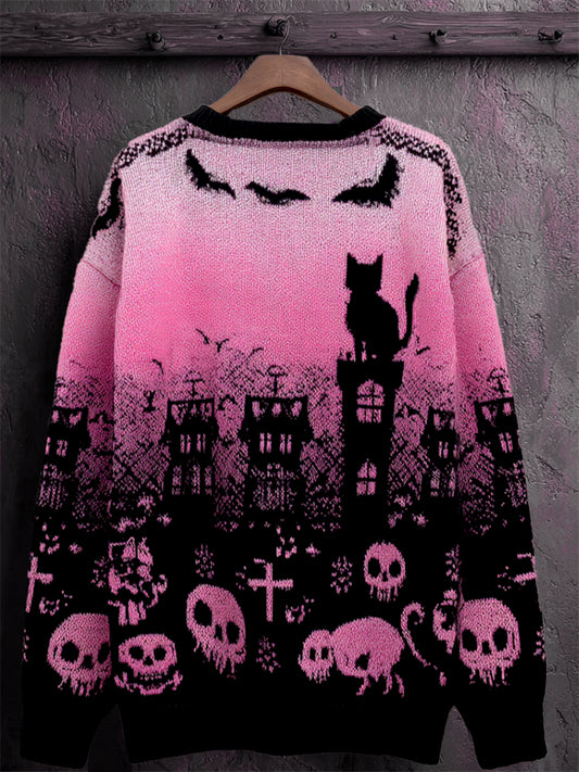 Mujer Vintage Estampado Animal Confort Casual Suéter
