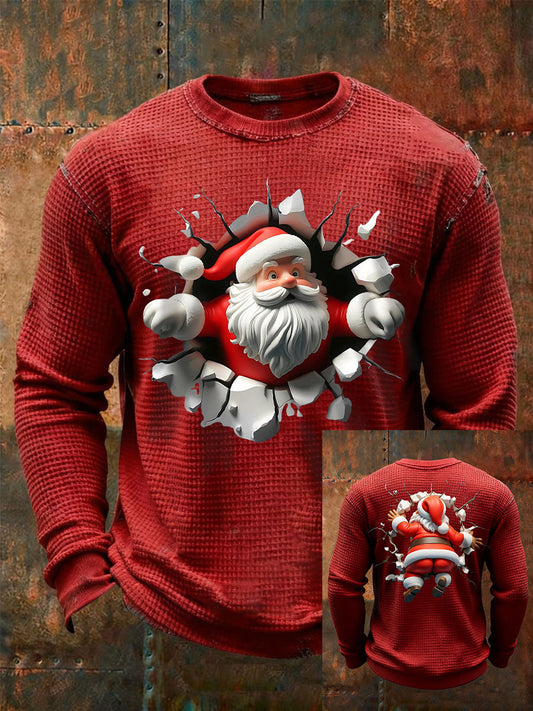 Camiseta casual de Navidad para hombre