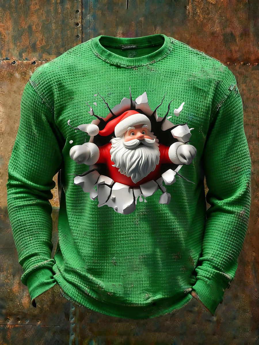 Camiseta casual de Navidad para hombre