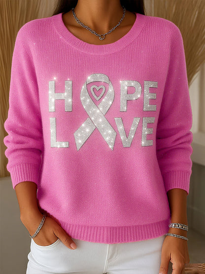 Tops de Hope Love Concientización sobre el cáncer de mama para mujer