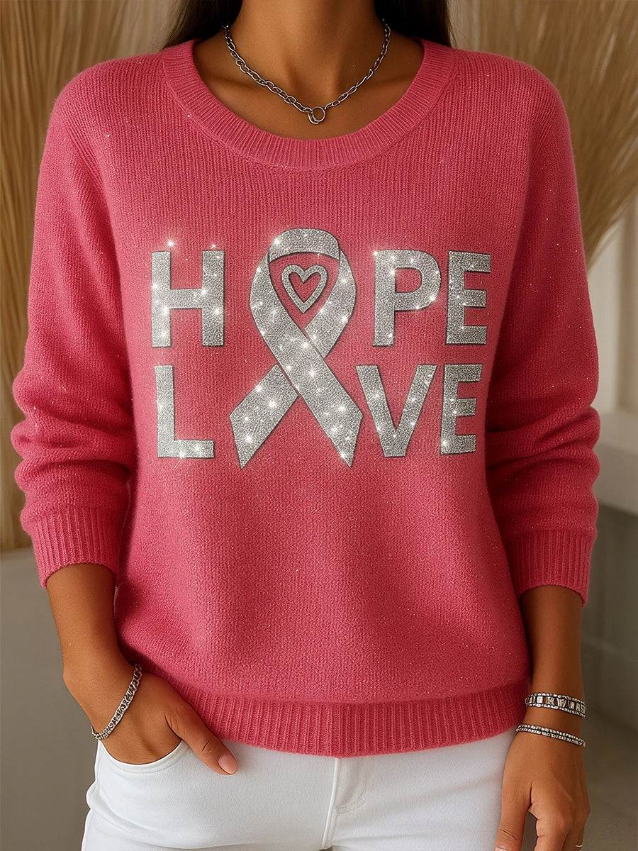 Tops de Hope Love Concientización sobre el cáncer de mama para mujer