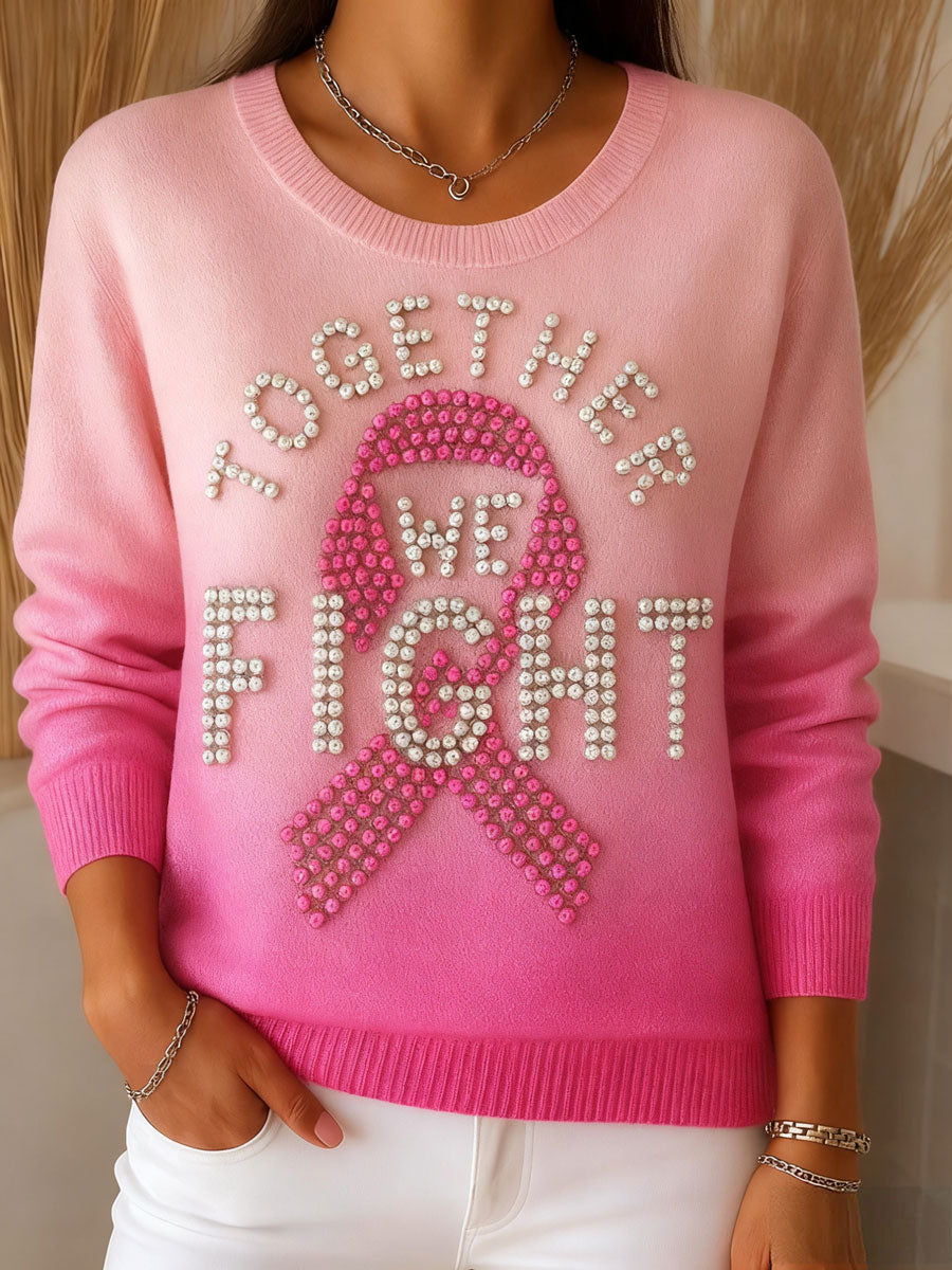 Tops Together We Fight Pink Ribbon de mujer