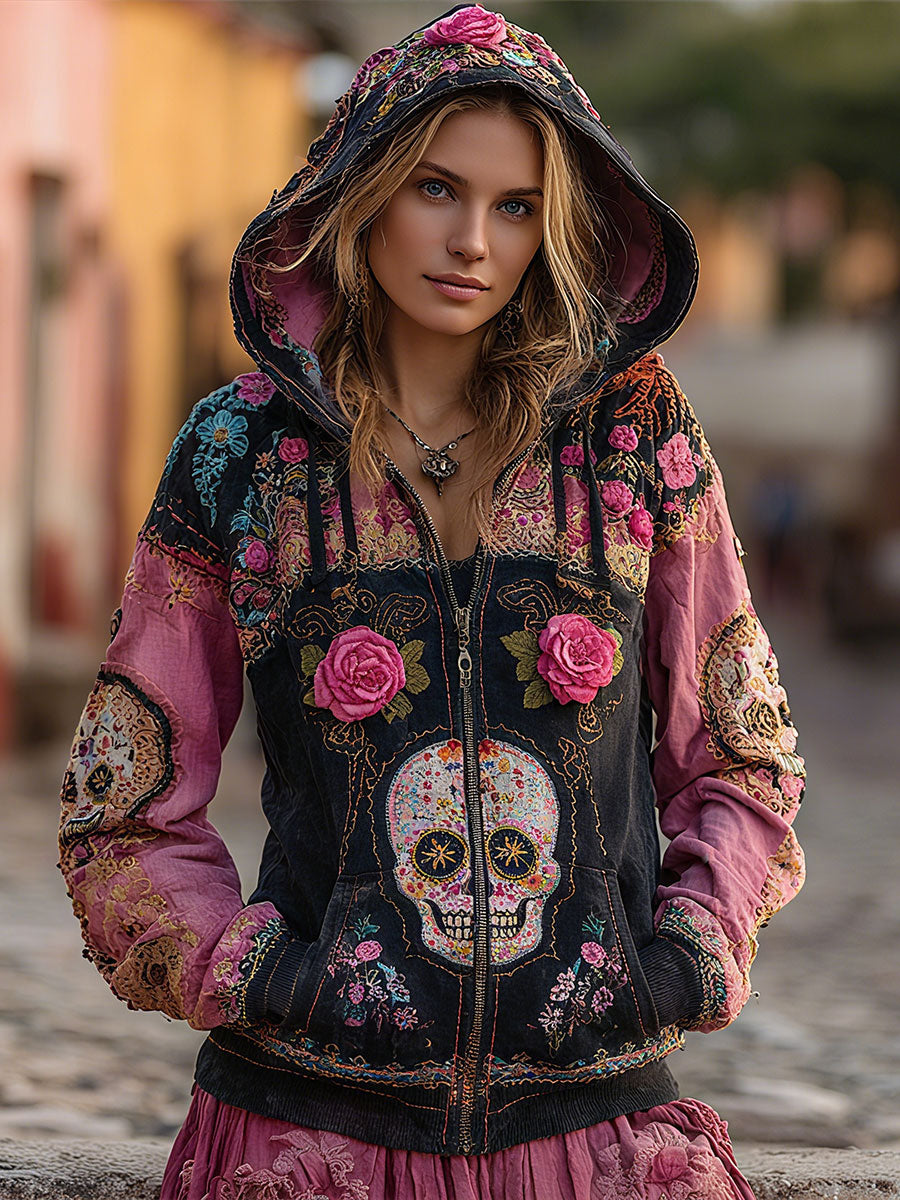 Hoodies para mujer del Día de los Muertos
