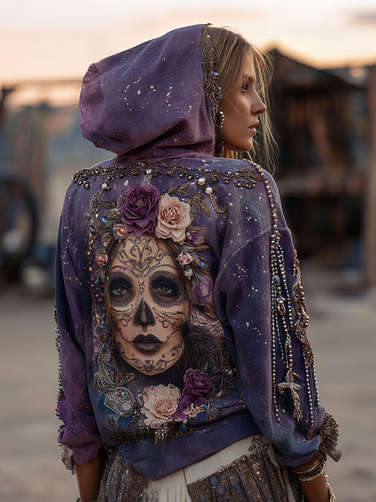 Hoodies para mujer del Día de los Muertos