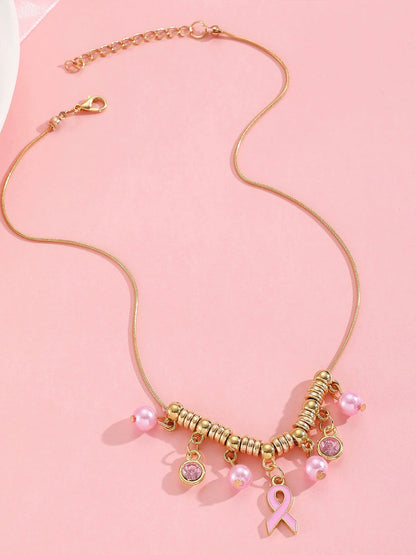 Accesorios de la cinta rosada de la conciencia del cáncer de pecho de las mujeres