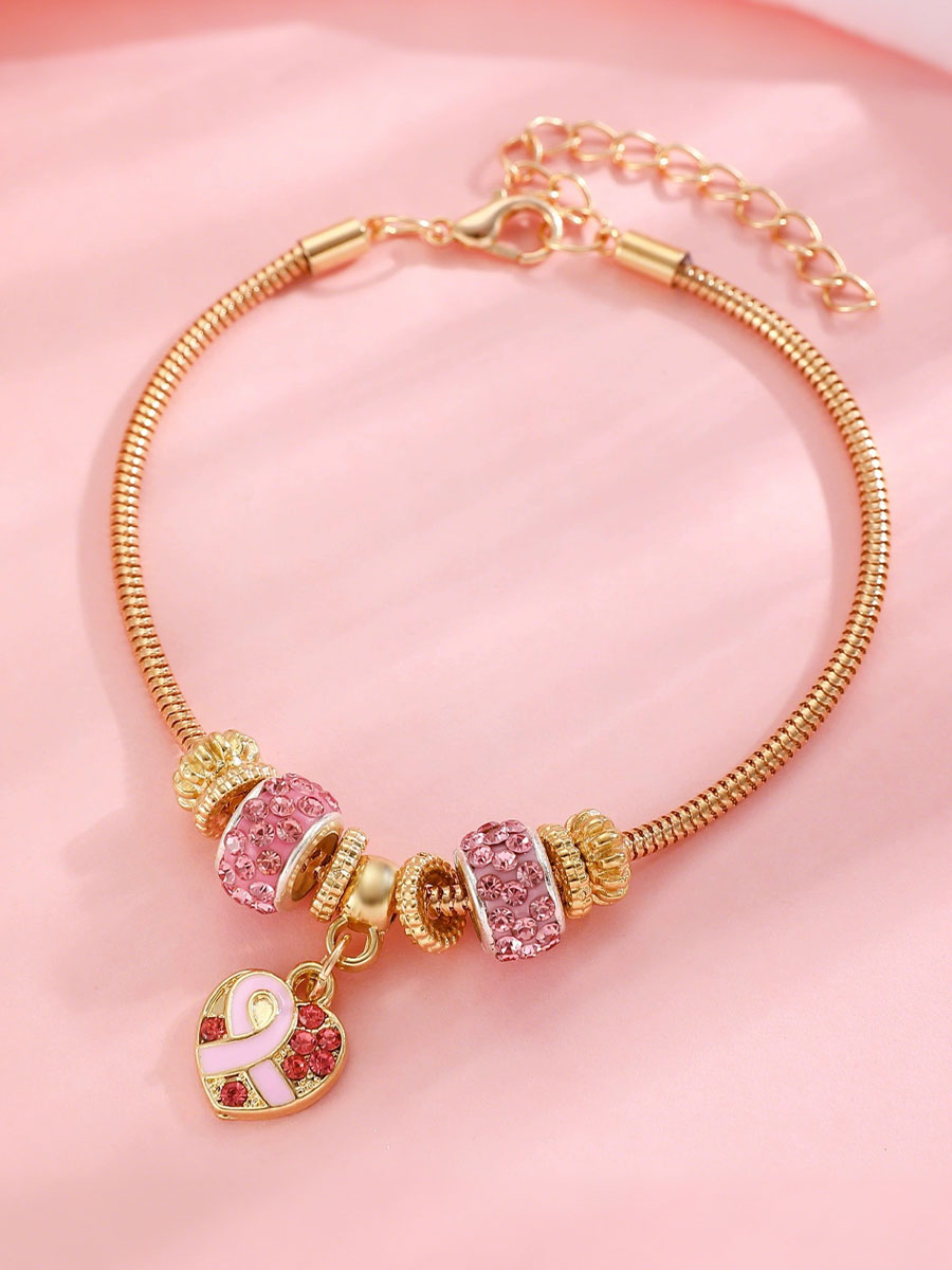 Accesorios de la cinta rosada de la conciencia del cáncer de pecho de las mujeres