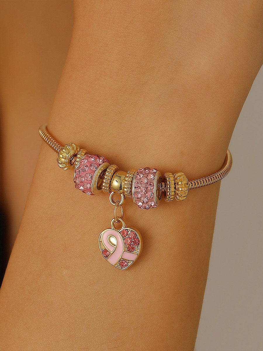 Accesorios de la cinta rosada de la conciencia del cáncer de pecho de las mujeres