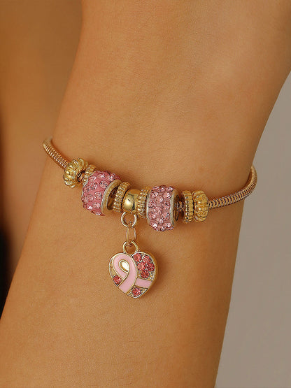 Accesorios de la cinta rosada de la conciencia del cáncer de pecho de las mujeres