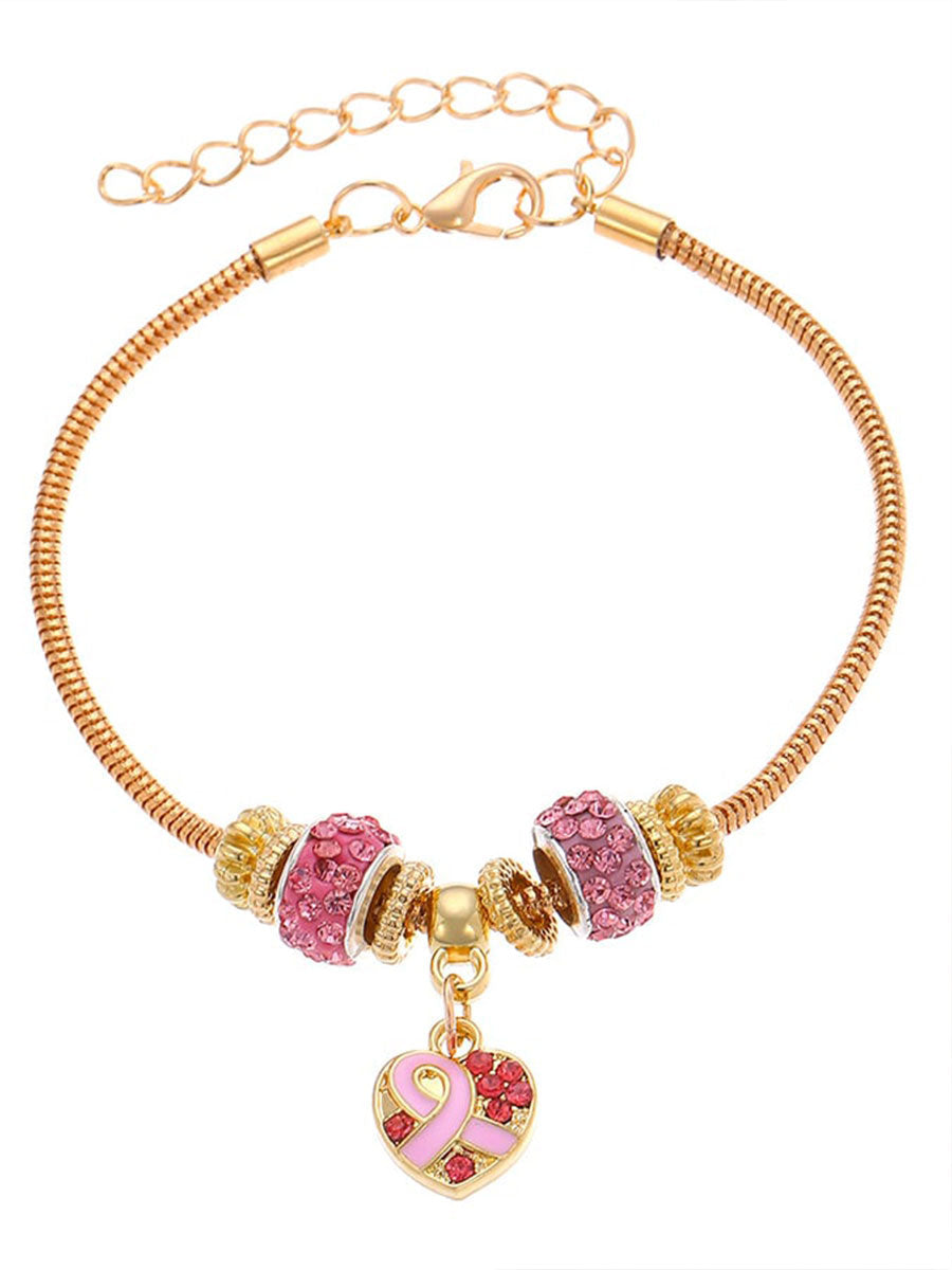 Accesorios de la cinta rosada de la conciencia del cáncer de pecho de las mujeres