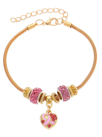 Accesorios de la cinta rosada de la conciencia del cáncer de pecho de las mujeres